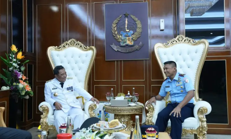 Tatkala Pangkoopsud II Marsda TNI Budhi Achmadi Bersua Pj Gubernur Sulsel Bahtiar, Apa yang Mereka Bahas? Tatkala Pangkoopsud II Marsda TNI Budhi Achmadi Bersua Pj Gubernur Sulsel Bahtiar, Apa yang Mereka Bahas?