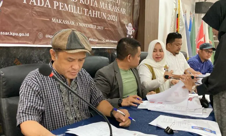 2 Caleg Gugur, KPU Makassar Tetapkan 749 DCT Pileg 2024 2 Caleg Gugur, KPU Makassar Tetapkan 749 DCT Pileg 2024