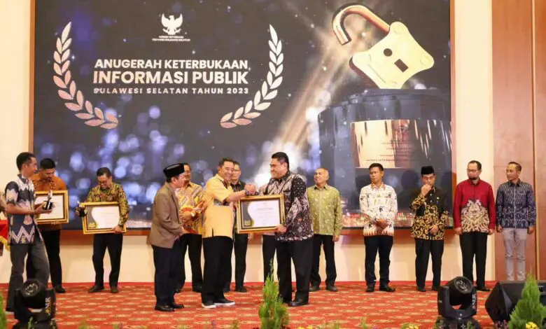 Pemkot Makassar Raih Penghargaan Keterbukaan Informasi Publik 2023 Pemkot Makassar Raih Penghargaan Keterbukaan Informasi Publik 2023