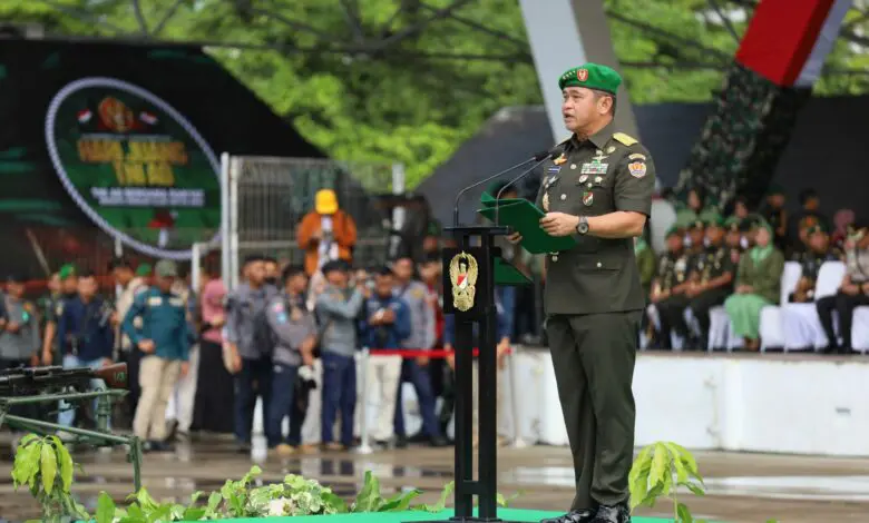KSAD Jenderal Maruli Pimpin Upacara Hari Juang TNI AD di Makassar KSAD Jenderal Maruli Pimpin Upacara Hari Juang TNI AD di Makassar