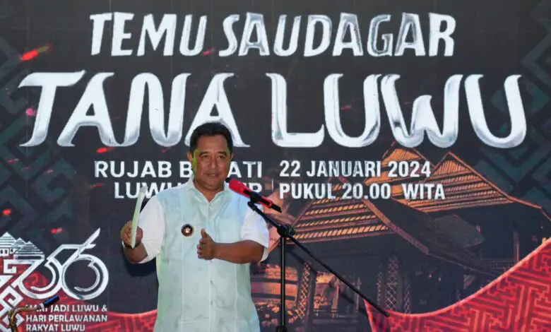 Pj Gubernur Sulsel Harap Saudagar Tana Luwu Pulang Kampung Berinvestasi Pj Gubernur Sulsel Harap Saudagar Tana Luwu Pulang Kampung Berinvestasi