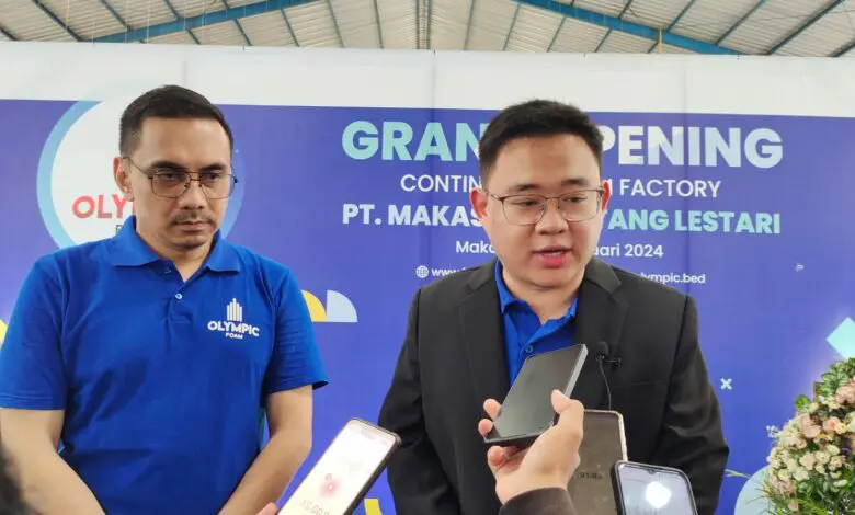 Layani Kebutuhan Indonesia Timur, Olympic Foam Resmikan Pabrik di Makassar Layani Kebutuhan Indonesia Timur, Olympic Foam Resmikan Pabrik di Makassar