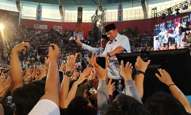 Prabowo Mengaku Rasakan Getaran Dukungan Arus Bawah di Sulsel Prabowo Mengaku Rasakan Getaran Dukungan Arus Bawah di Sulsel