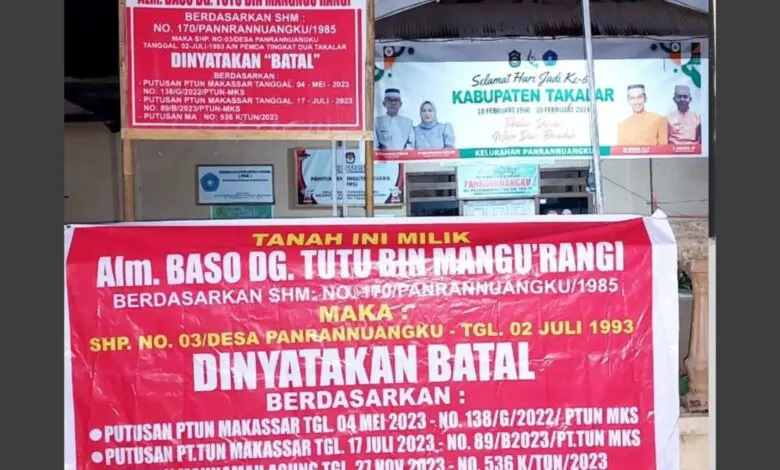 Kantor Lurah Panrannuangku Disegel, Begini Duduk Perkaranya Kantor Lurah Panrannuangku Disegel, Begini Duduk Perkaranya