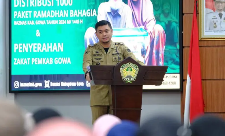 Bupati Gowa, Adnan Purichta Ichsan, Dorong Perkuat Peran Baznas Bupati Gowa, Adnan Purichta Ichsan, Dorong Perkuat Peran Baznas