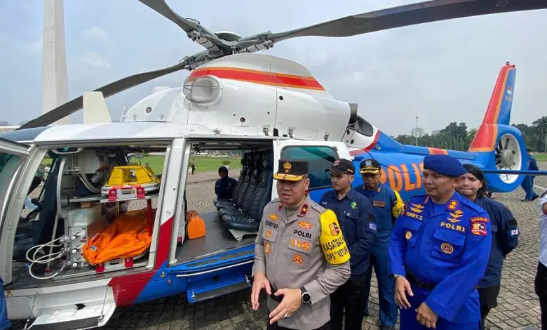 Polri Kerahkan 2 Helikpoter Jadi Ambulans Udara saat Arus Mudik dan Balik Lebaran Polri Kerahkan 2 Helikpoter Jadi Ambulans Udara saat Arus Mudik dan Balik Lebaran