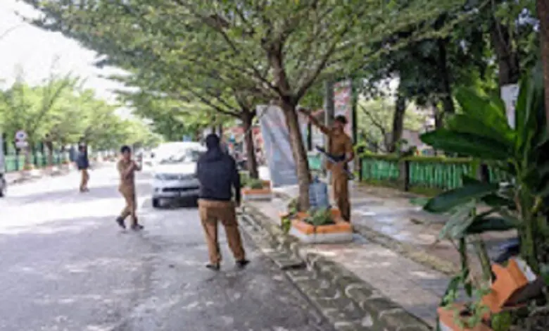 Dinilai Mengganggu dan Merusak Pemandangan, DLH Palopo Copoti APK Cawalkot yang Terpaku di Pohon Dinilai Mengganggu dan Merusak Pemandangan, DLH Palopo Copoti APK Cawalkot yang Terpaku di Pohon