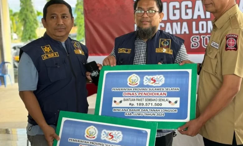 Pemprov Sulsel Bergerak Cepat Tangani Sekolah Terdampak Bencana Alam Banjir dan Longsor Pemprov Sulsel Bergerak Cepat Tangani Sekolah Terdampak Bencana Alam Banjir dan Longsor