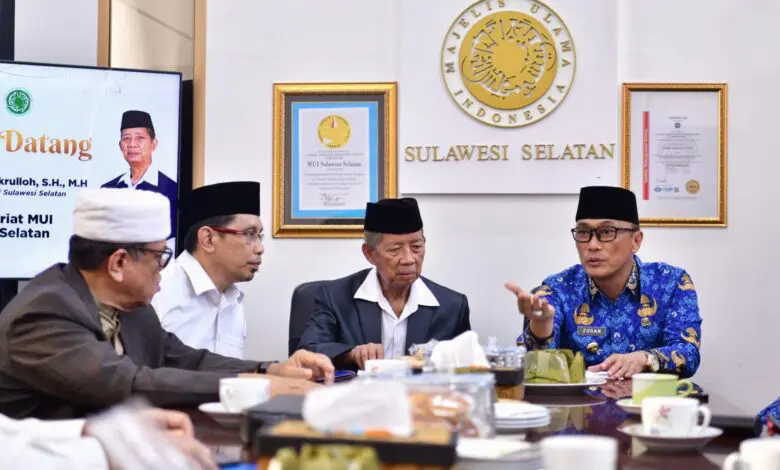 Perkuat Kerja Sama dan Sinergi, Pj Gubernur Prof Zudan Temui MUI Sulsel Perkuat Kerja Sama dan Sinergi, Pj Gubernur Prof Zudan Temui MUI Sulsel