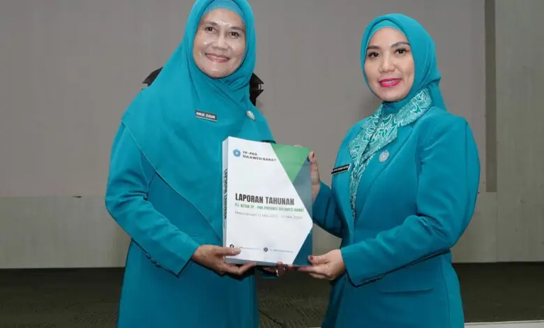 Ninuk Triyanti dan Sofha Marwah Sertijab Pj Ketua PKK Sulsel-Sulbar di Jakarta Ninuk Triyanti dan Sofha Marwah Sertijab Pj Ketua PKK Sulsel-Sulbar di Jakarta