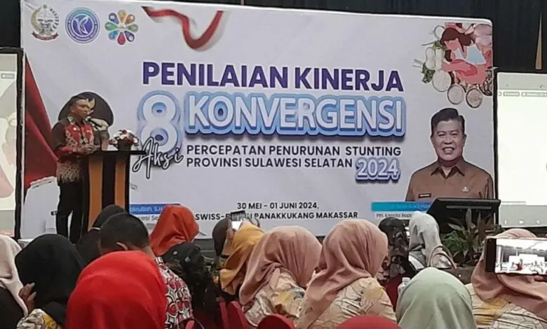 Pemprov Sulsel Targetkan Penurunan Stunting 23,8% Pemprov Sulsel Targetkan Penurunan Stunting 23,8%