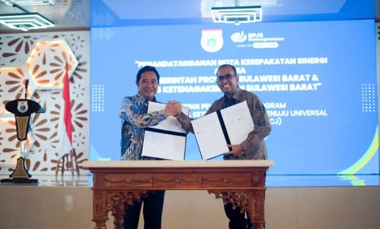 Pemprov Sulbar-BPJS Ketenagakerjaan Teken MoU, Sinergi Lindungi Warga dan Lingkungan Pemprov Sulbar-BPJS Ketenagakerjaan Teken MoU, Sinergi Lindungi Warga dan Lingkungan