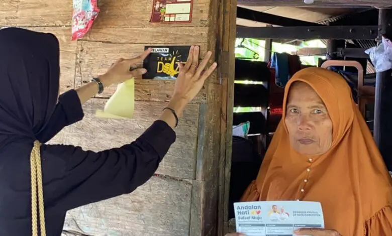 40 Ribu Relawan Dozer Sulsel Door to Door Sosialisasi Andi Sudirman-Fatmawati 40 Ribu Relawan Dozer Sulsel Door to Door Sosialisasi Andi Sudirman-Fatmawati