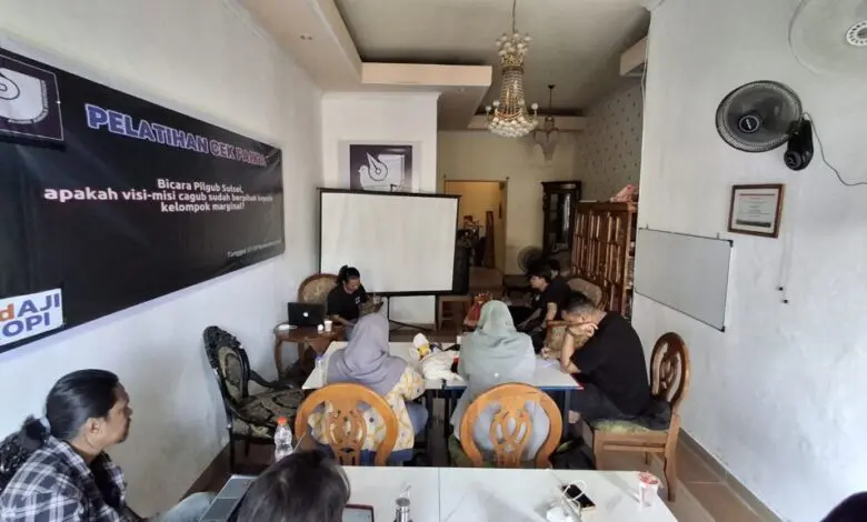 Pelatihan Cek Fakta AJI Makassar: Kupas Visi-Misi Cagub Sulsel Bagi Kelompok Marginal Pelatihan Cek Fakta AJI Makassar: Kupas Visi-Misi Cagub Sulsel Bagi Kelompok Marginal