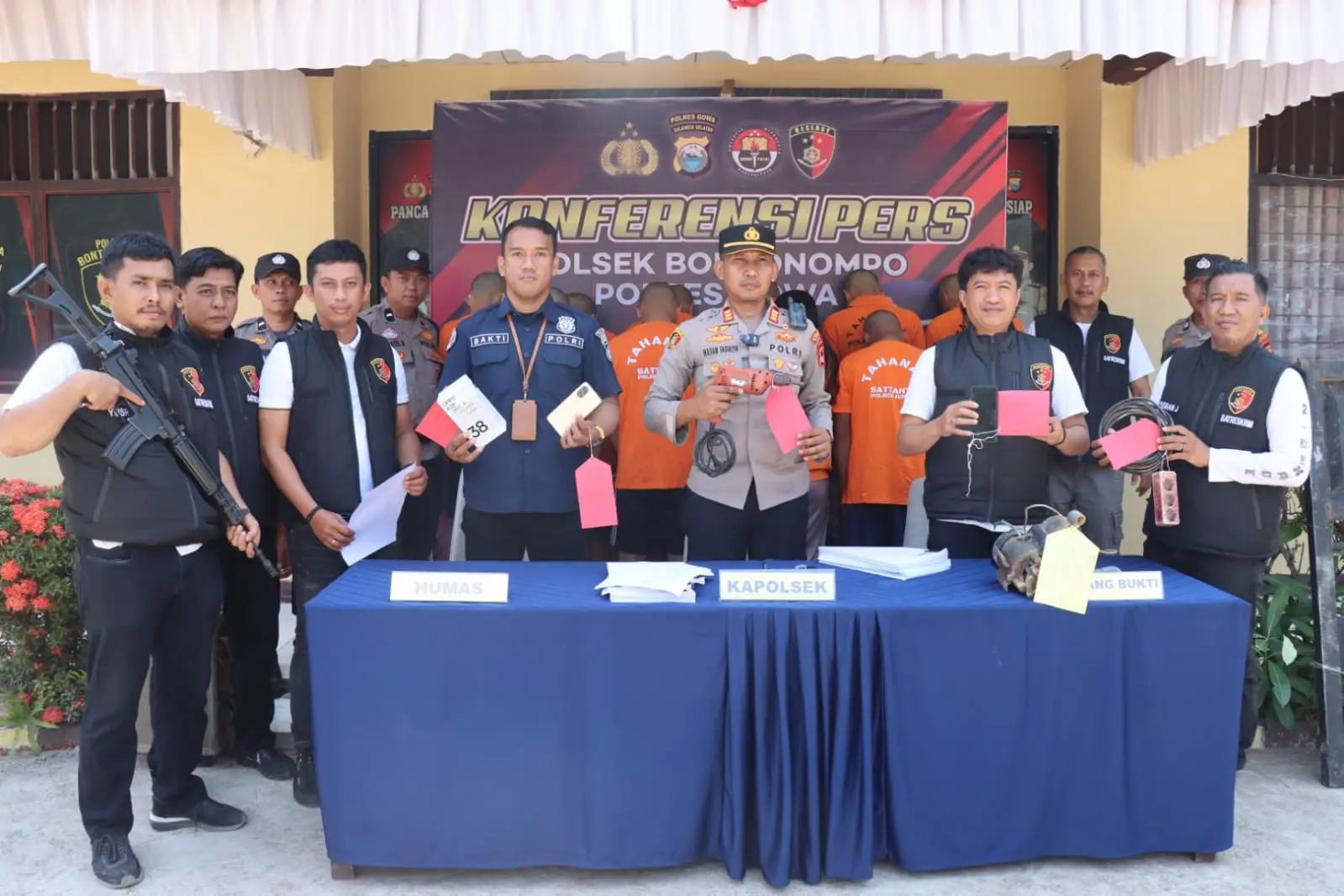 Belasan Pelaku Copet, Jambret dan Curat Ditangkap di Gowa