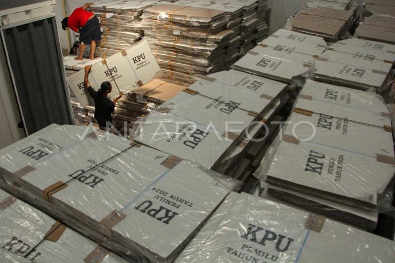 KPU Makassar Siap Distribusikan 16 Ribu Bilik Suara untuk Pemilu 2024