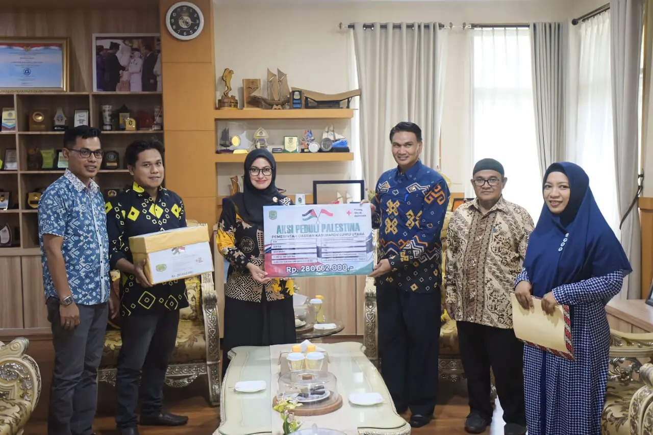 Pemkab Luwu Utara Donasikan Ratusan Juta Rupiah Untuk Palestina