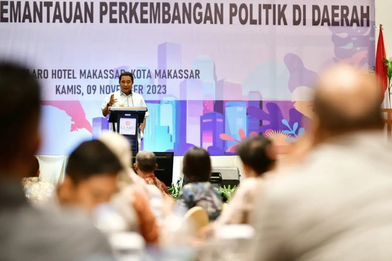 Sulsel Tuan Rumah Bimtek Sistem Informasi Pemantauan Perkembangan Politik KTI
