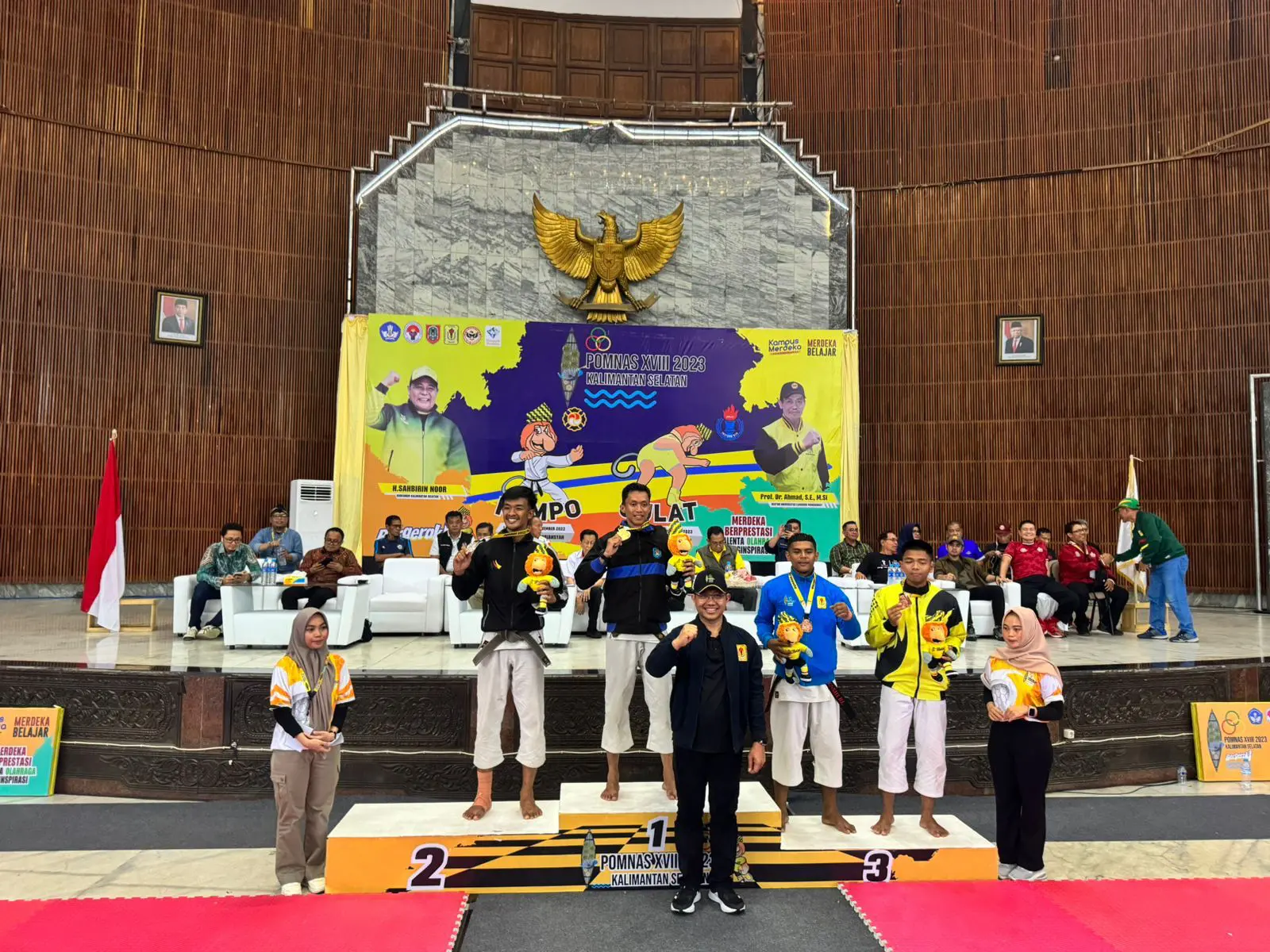 Kontingen Bapomi Sulsel Raih Medali Emas pada Cabor Kempo