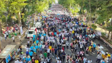 Lautan Manusia Padati Jalan Sehat Satu Putaran yang Dihadiri Gibran