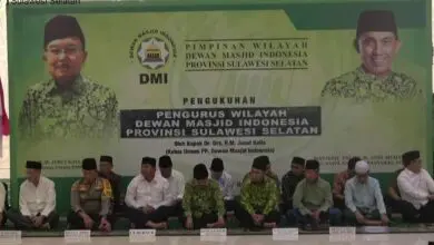 Jusuf Kalla Lantik Eks Pangdam XIV Hasanuddin Jadi Ketua Dewan Masjid Indonesia Sulsel