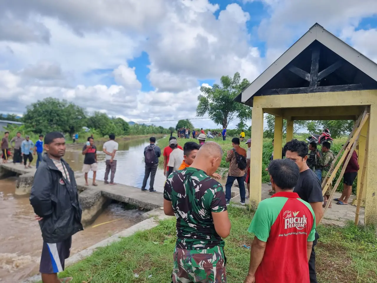 Bocah Terseret Arus Saat Mandi di Saluran Induk Pekkabata Pinrang