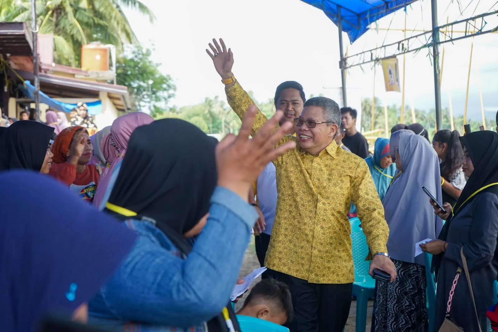 Taufan Pawe Ajak Warga Barru Menangkan Prabowo-Gibran