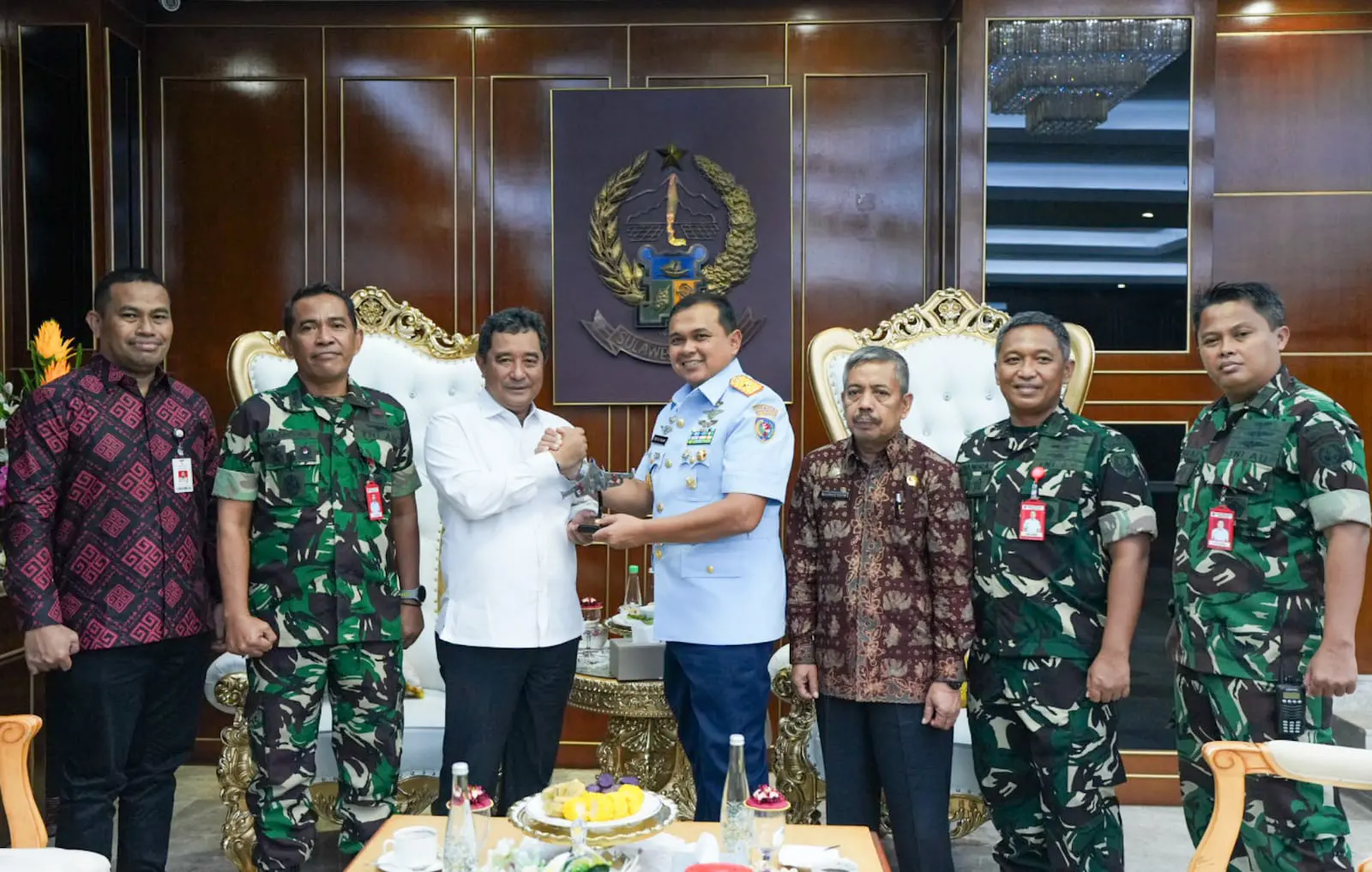 Pj Gubernur Terima Kunjungan Komandan Kosek II Makassar