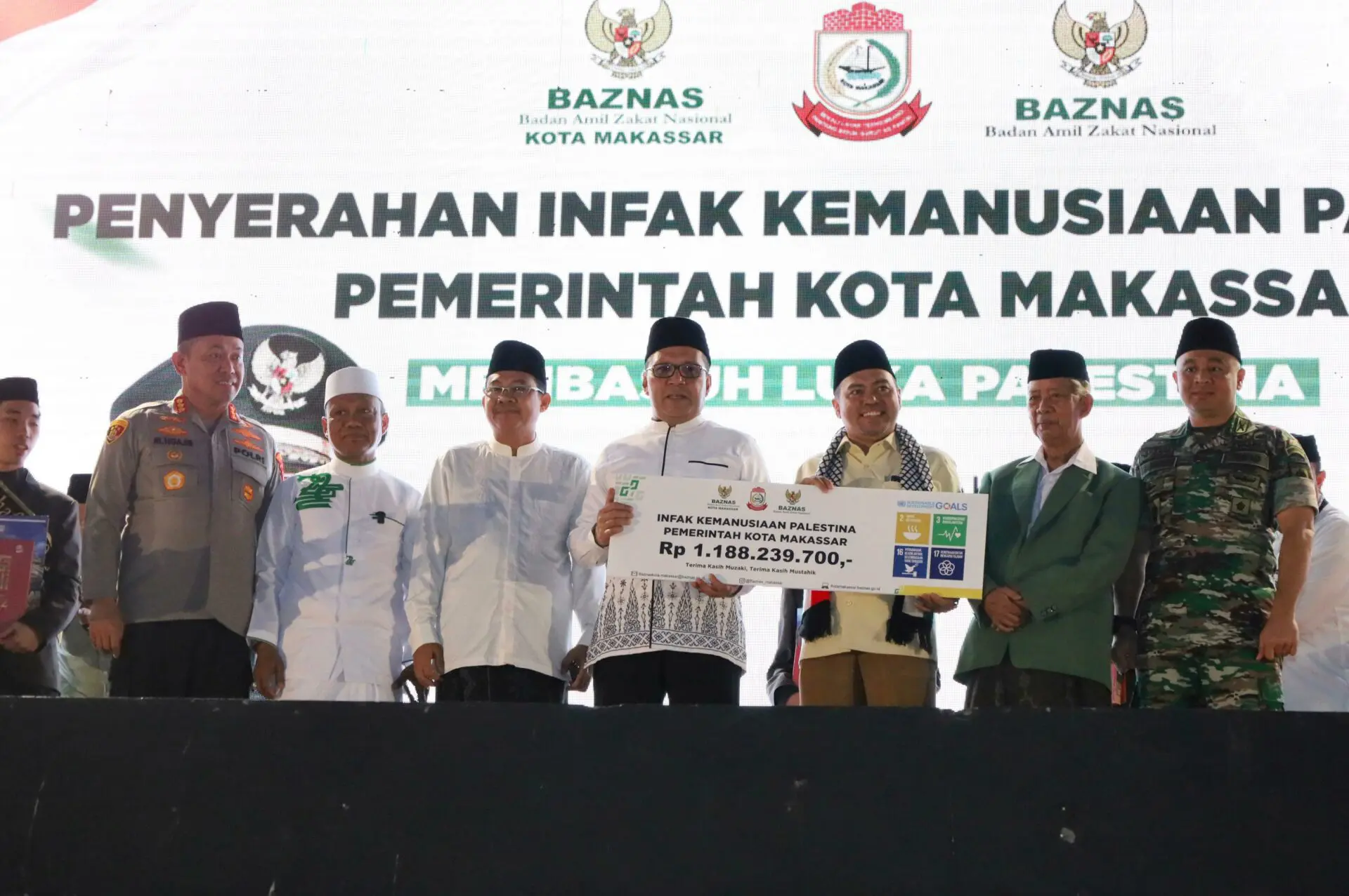 Pemkot Makassar Salurkan Rp1,18 Miliar Bantuan untuk Palestina