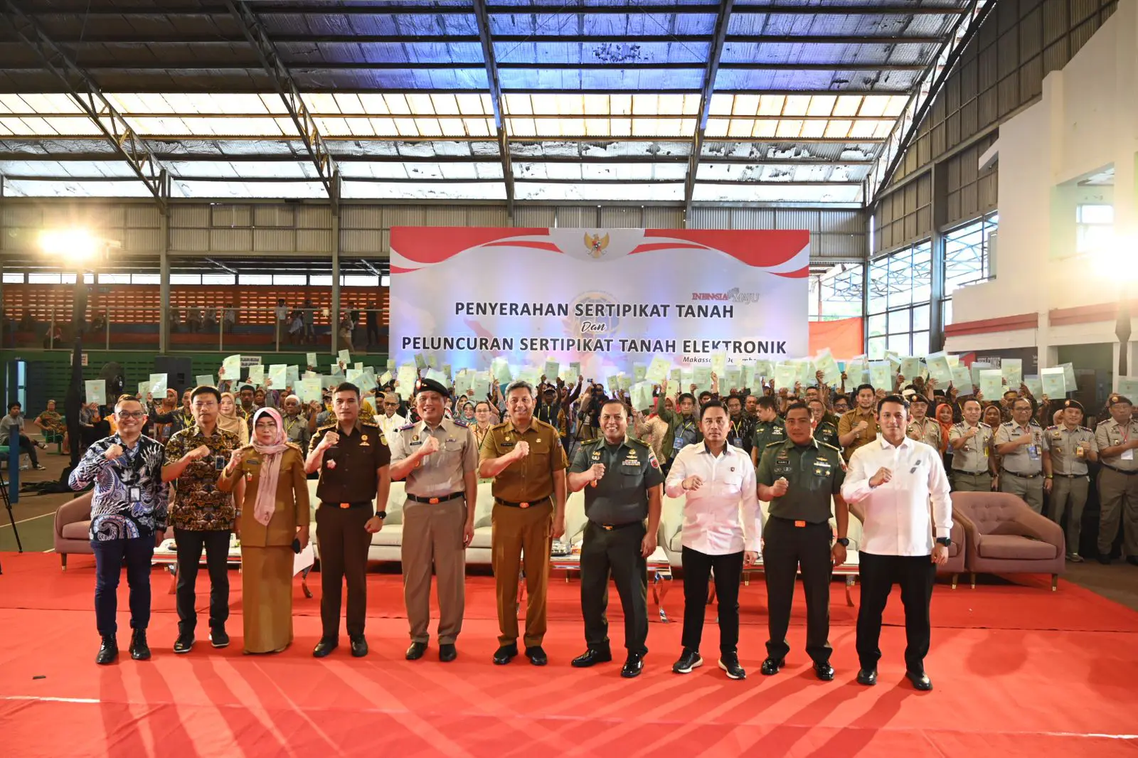 Warga di Lima Kabupaten Kota Sulsel Terima Sertifikat Tanah
