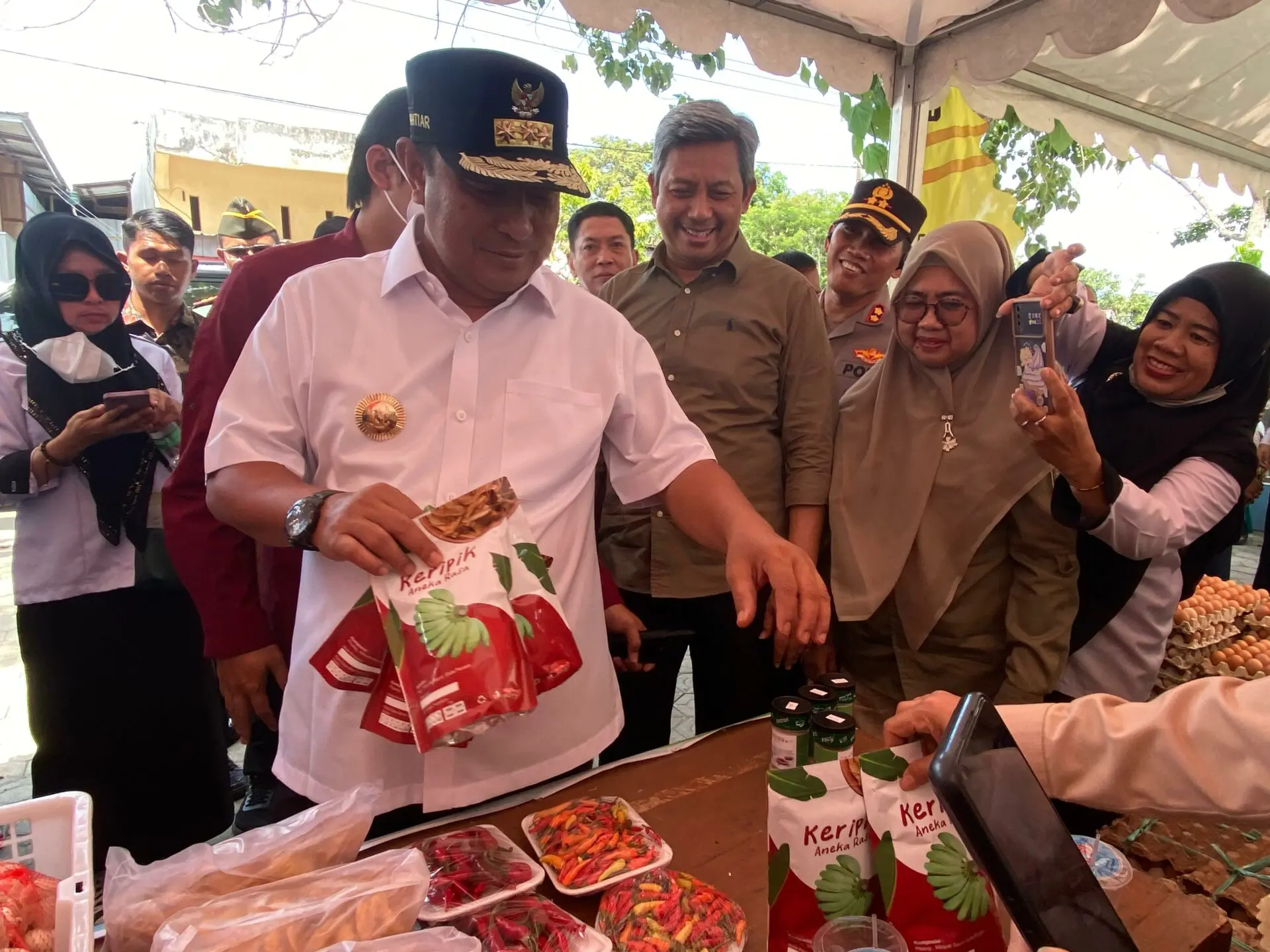 Jaga Stabilitas Inflasi, Pemprov Sulsel Gelar Pasar Murah di Sidrap