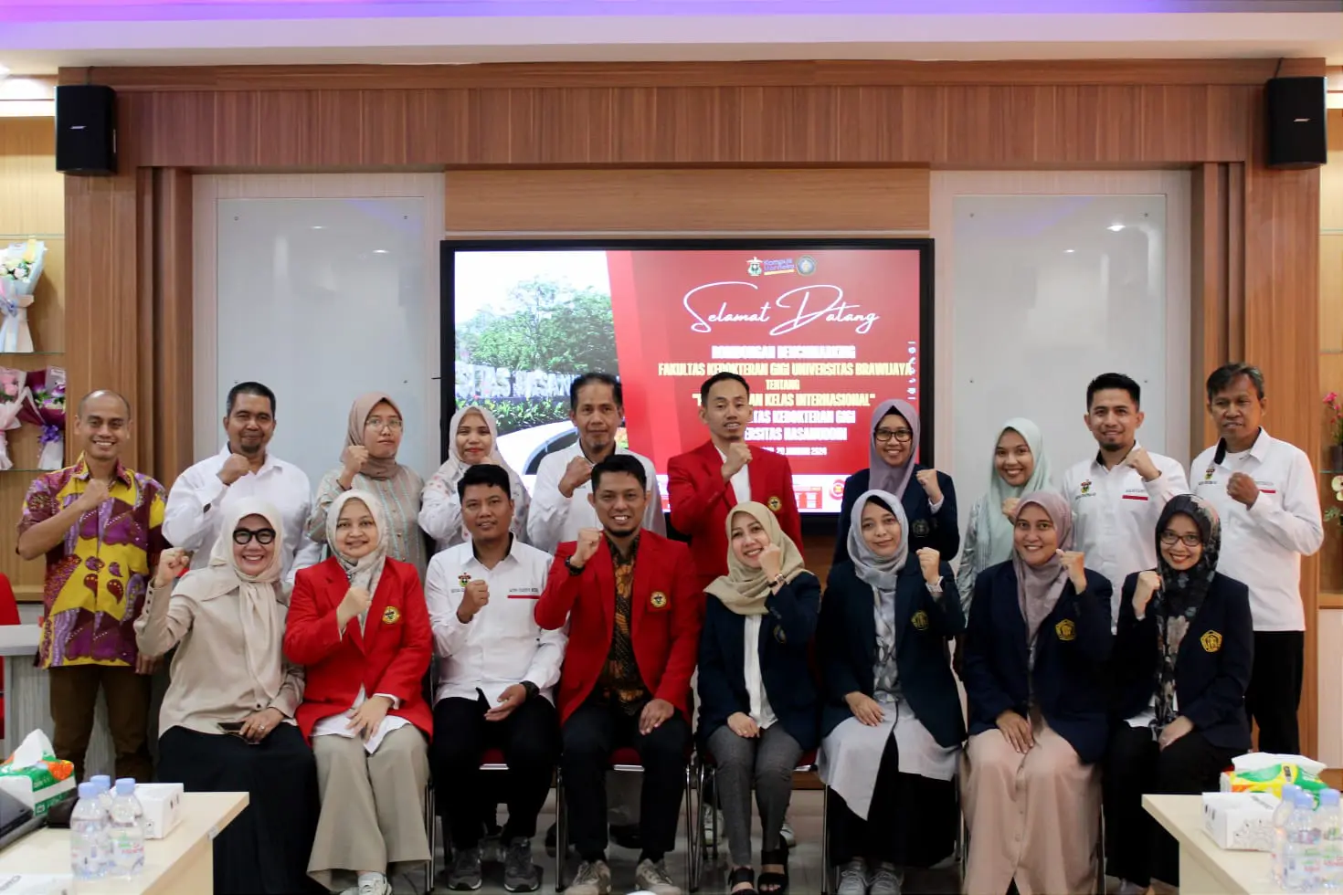 Pimpinan Universitas Brawijaya Malang Berkunjung ke FKG Universitas Hasanuddin