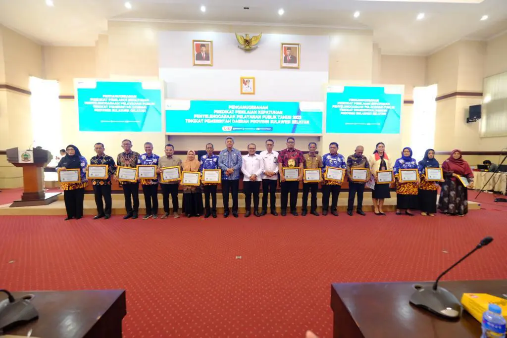 Tak Ada Lagi Daerah Zona Merah Penyelenggaraan Pelayanan Publik di Sulsel