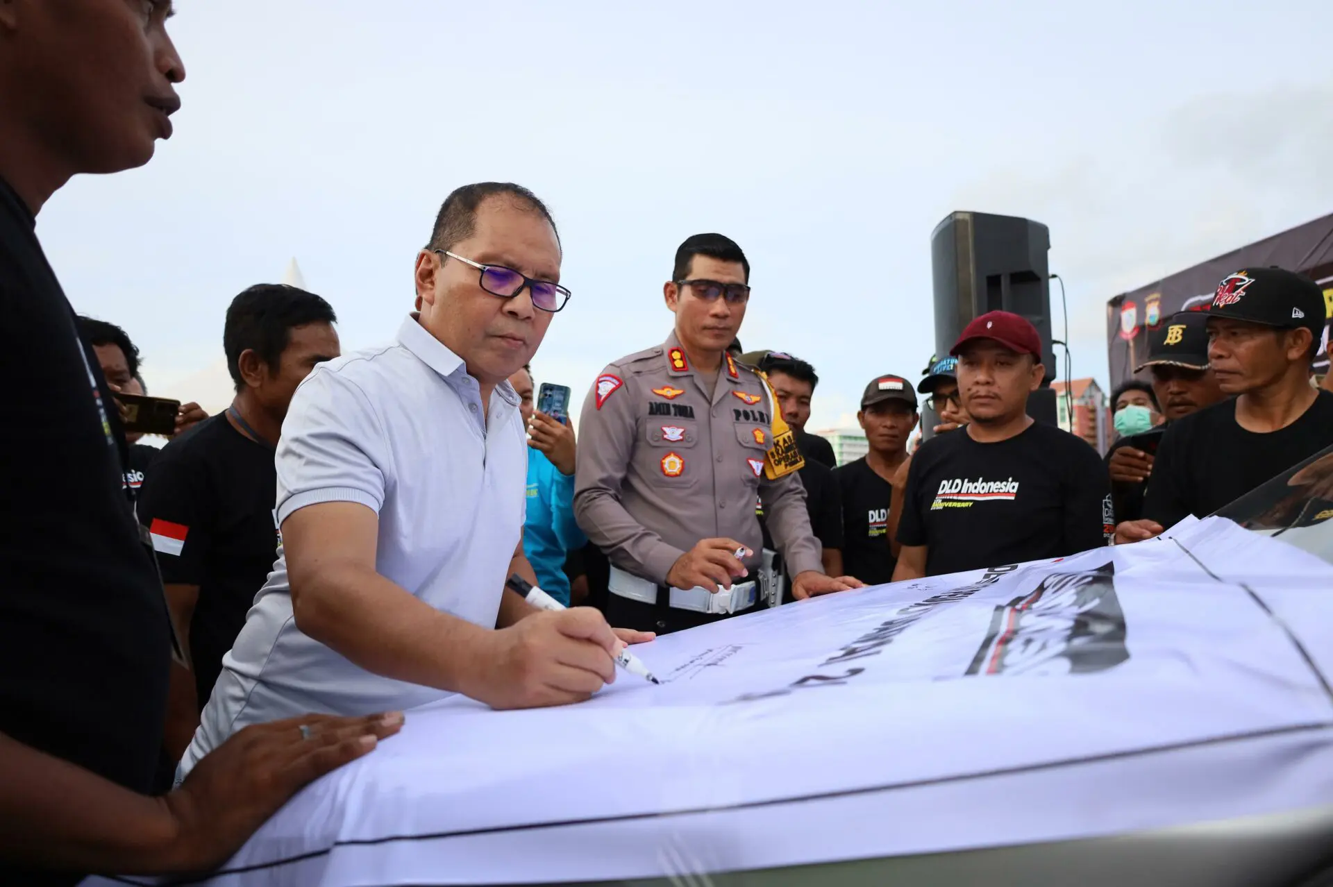 Wali Kota Deklarasi Pemilu Damai Bersama Driver Lintas Daerah