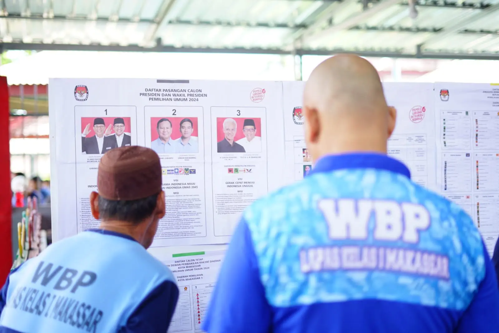 10.653 Warga Binaan di Rutan dan Lapas Sulsel Mencoblos Pemilu 2024