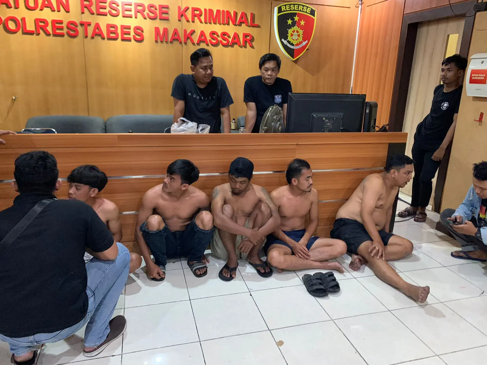 Intimidasi Polisi, 5 Pemuda Asal Gowa Ditangkap