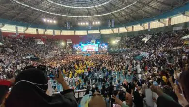 Prabowo Subianto Disambut Lautan Manusia di Makassar