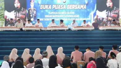 Polda Sulsel Berbuka Puasa Ramadan Bersama dengan Ribuan Anak Yatim
