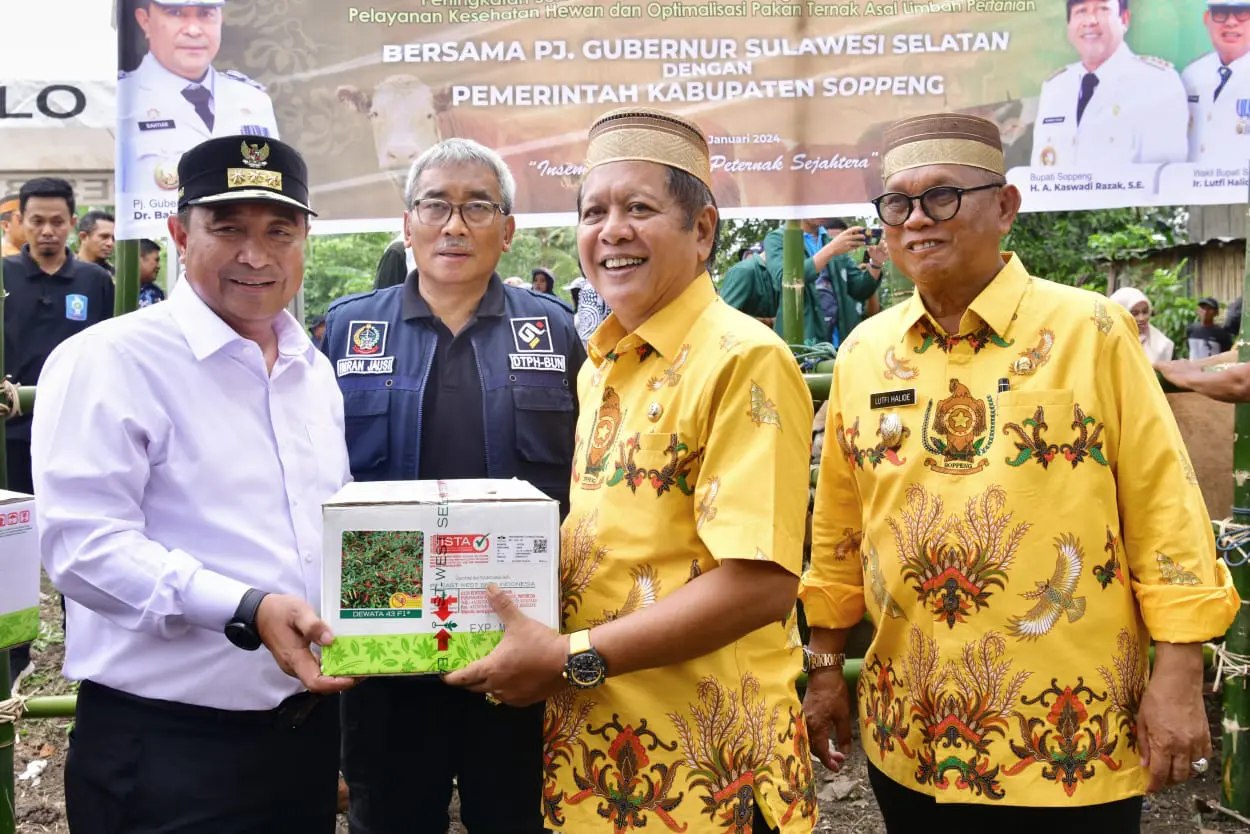 Pj Gubernur Bahtiar Semringah, Bupati Soppeng Patenkan Cabai Rawit Khas Sulsel