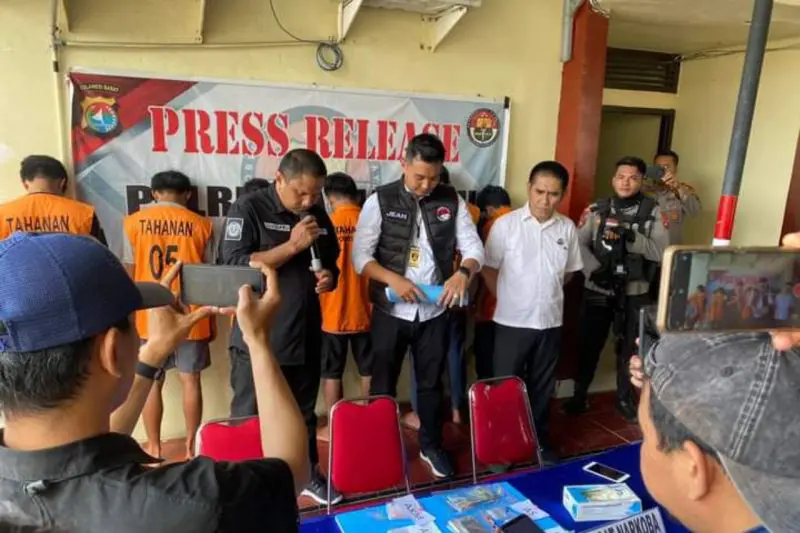 Gelar Operasi Antik Marano 2024, Polres Mamuju Tangkap Lima Pengedar Narkoba