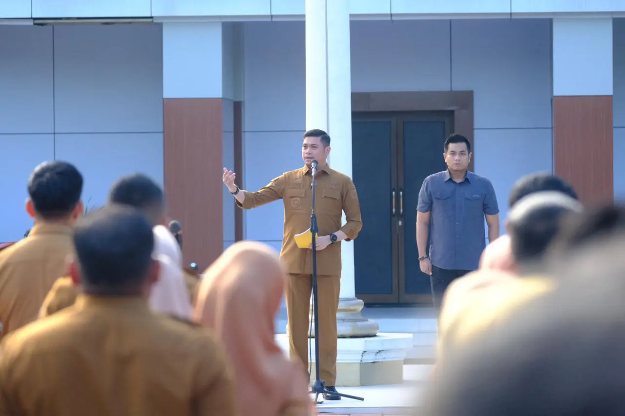 Bupati Adnan Cek Kehadiran ASN Pemkab Gowa Pasca Libur Idul Fitri