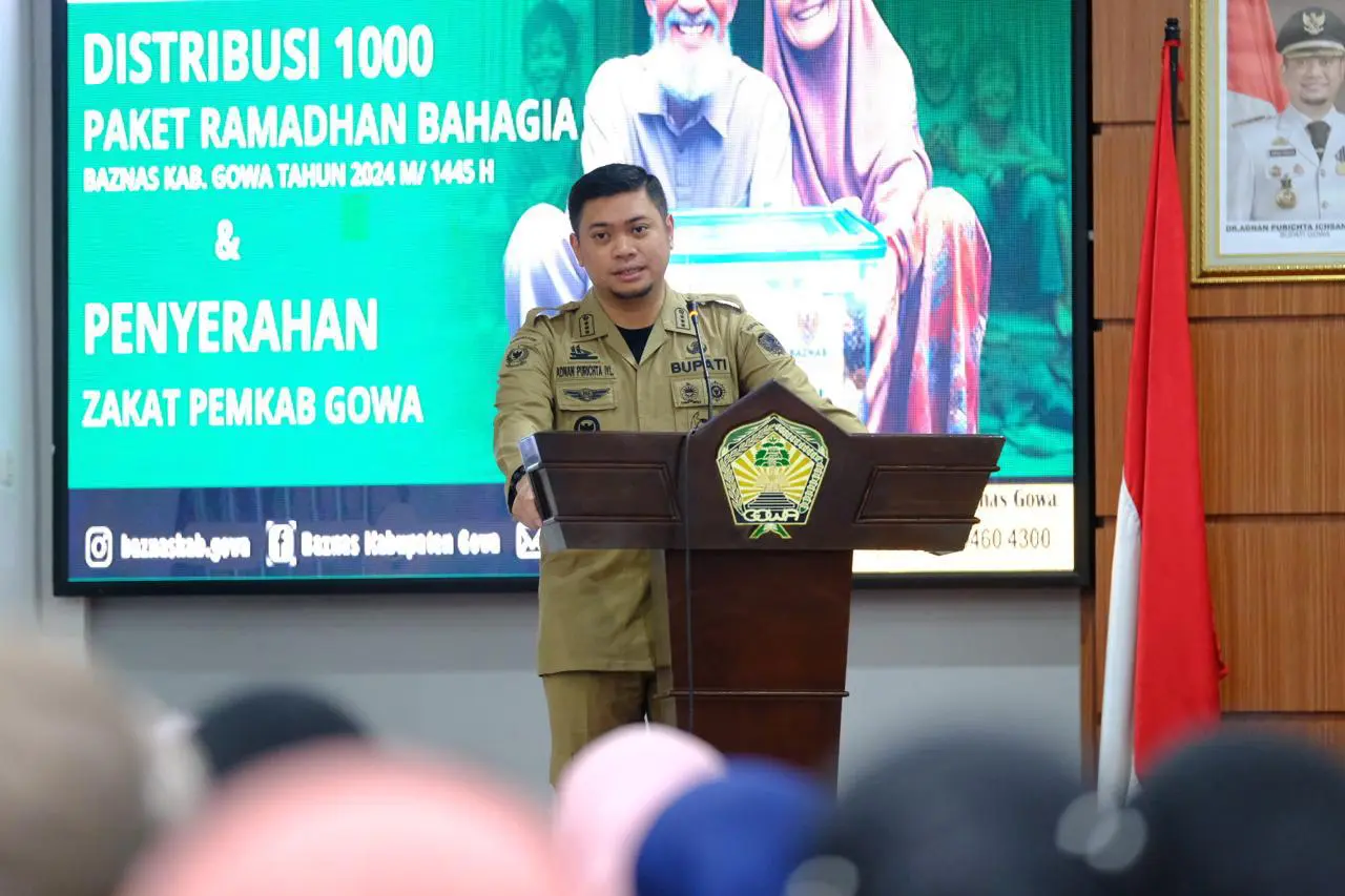 Bupati Gowa, Adnan Purichta Ichsan, Dorong Perkuat Peran Baznas
