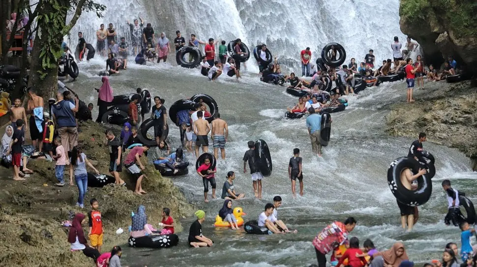 Obyek Wisata TWA Bantimurung Jadi Tempat Paling Ramai Dikunjungi saat Libur Lebaran