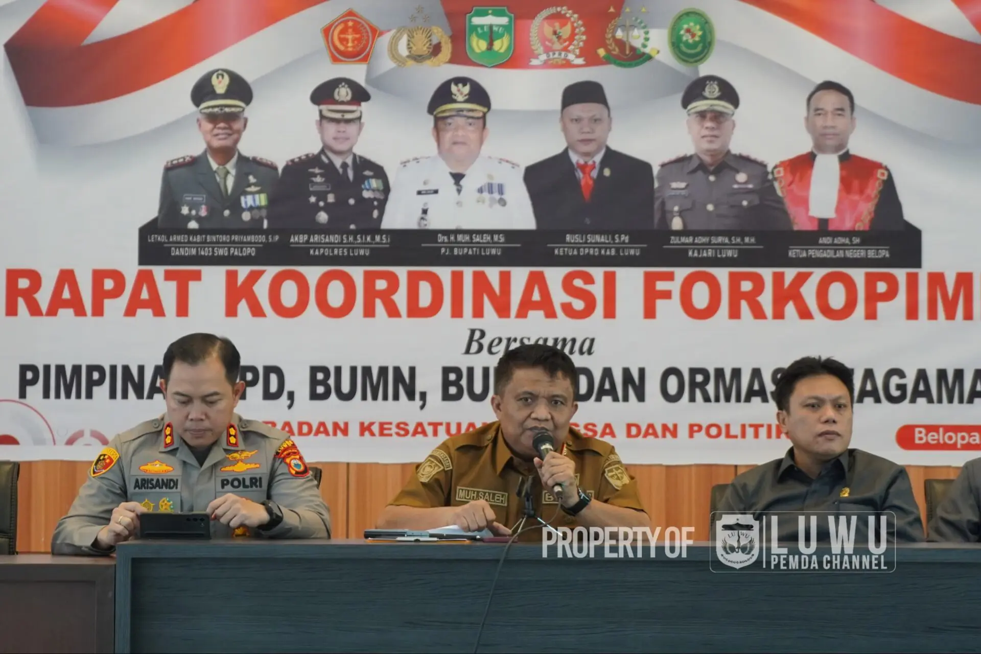 Sambut Hari Raya Idhul Fitri, Forkopimda Luwu Gelar Rakor