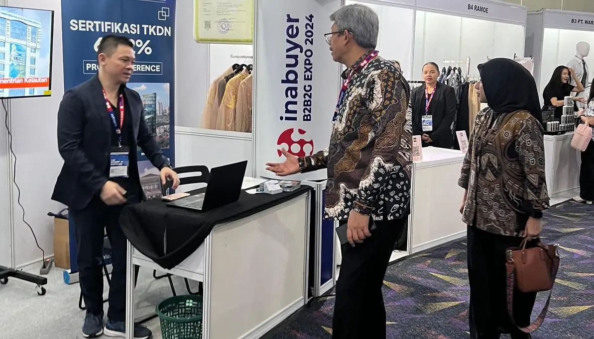 Pj Sekda Sulsel Hadiri Pembukaan Inabuyer B2B2G Expo 2024
