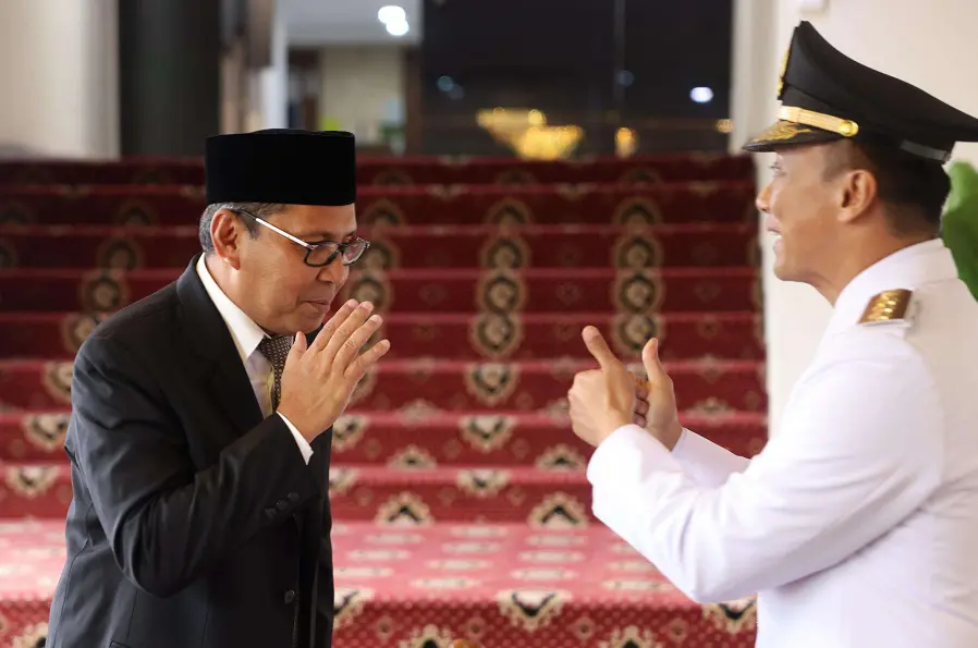Wali Kota Makassar, Danny Pomanto Hadiri Pelantikan Pj Gubernur Sulsel