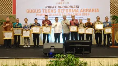 Pemkab Gowa Jadi Pemerintah Teraktif Penyelenggaraan Reforma Agraria 2023 (Foto: Pemprov Sulsel)