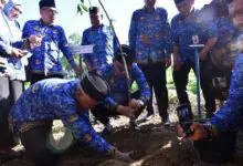 Pj Gubernur Prof Zudan Canangkan Gerakan Sulsel Menanam, Satu Pohon Tiap KK (Foto: Humas Pemprov Sulsel)