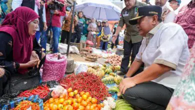 Datangi Pasar di Polman, Pj Gubernur Bahtiar Pastikan Harga Kebutuhan Pokok Terukur  