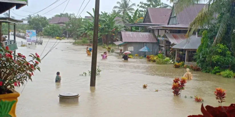 Dampak Banjir, Belasan Rumah dan Fasilitas Publik di Wajo, Sulsel, Rusak